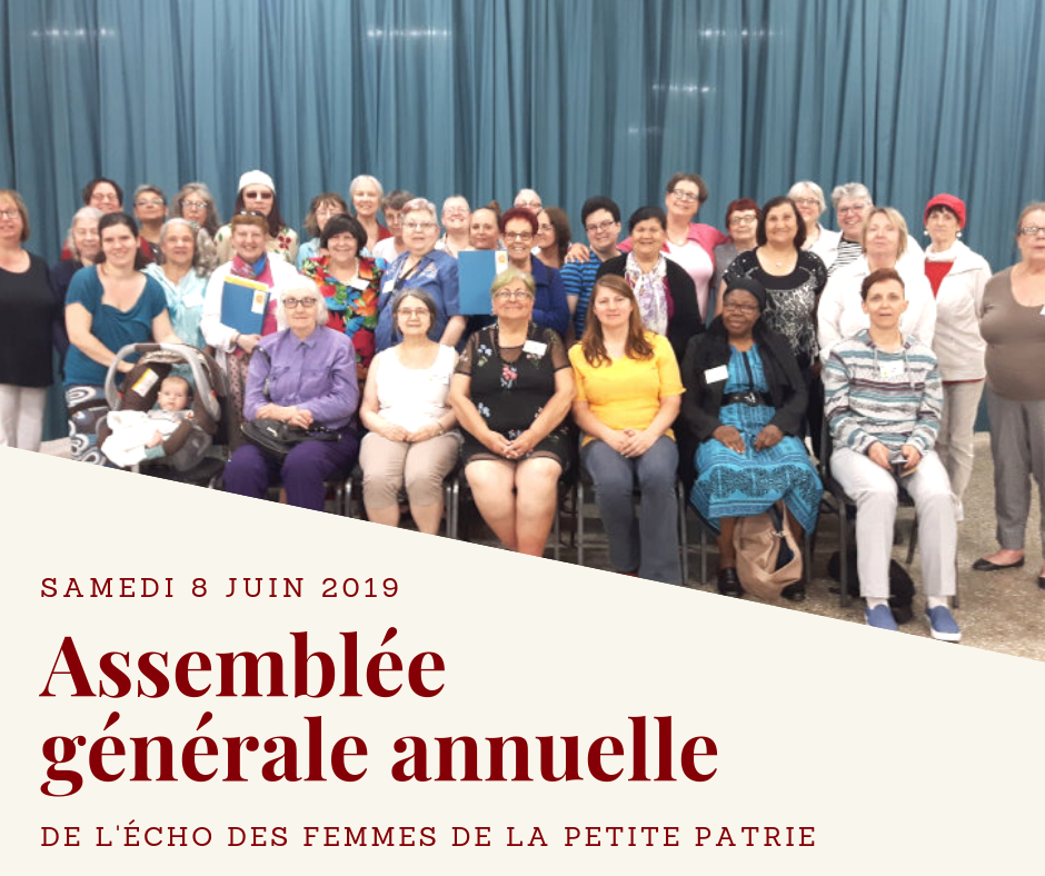 groupe de femmes présent à l'AGA 2019