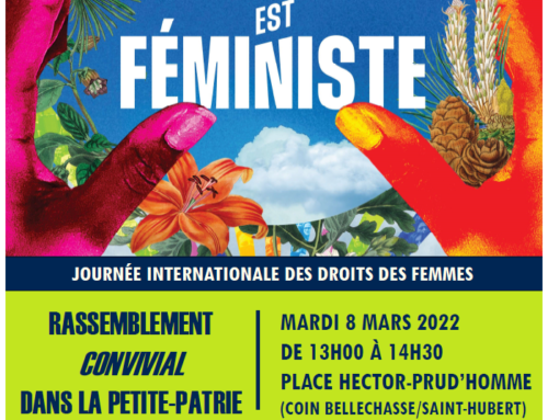 8 mars 2022: Rassemblement féministe dans la Petite-Patrie (invitation)